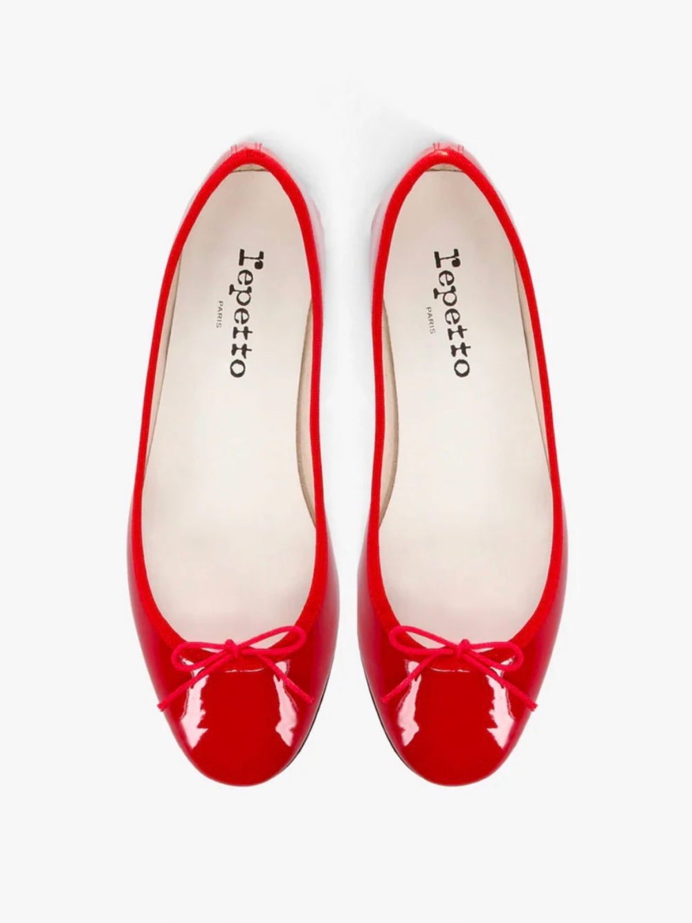 Repetto Glossy Red Flats